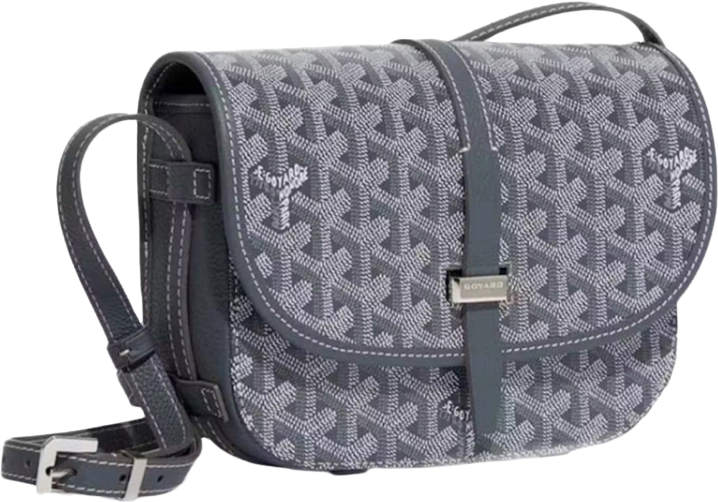 Sac Belvédère  vintage leather grey facture