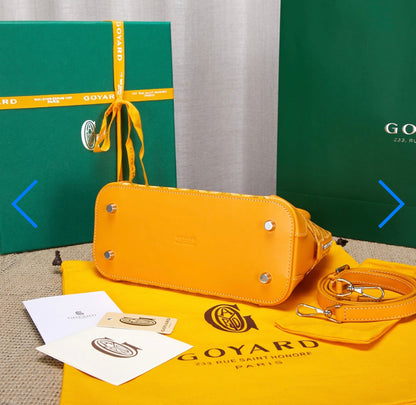 Vendome Yellow invoice bag