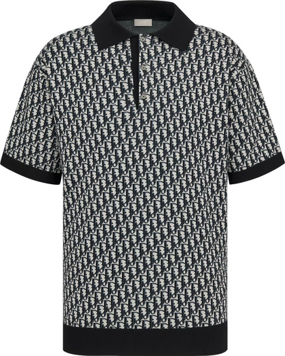 Polo CD oblique coton Jacquard