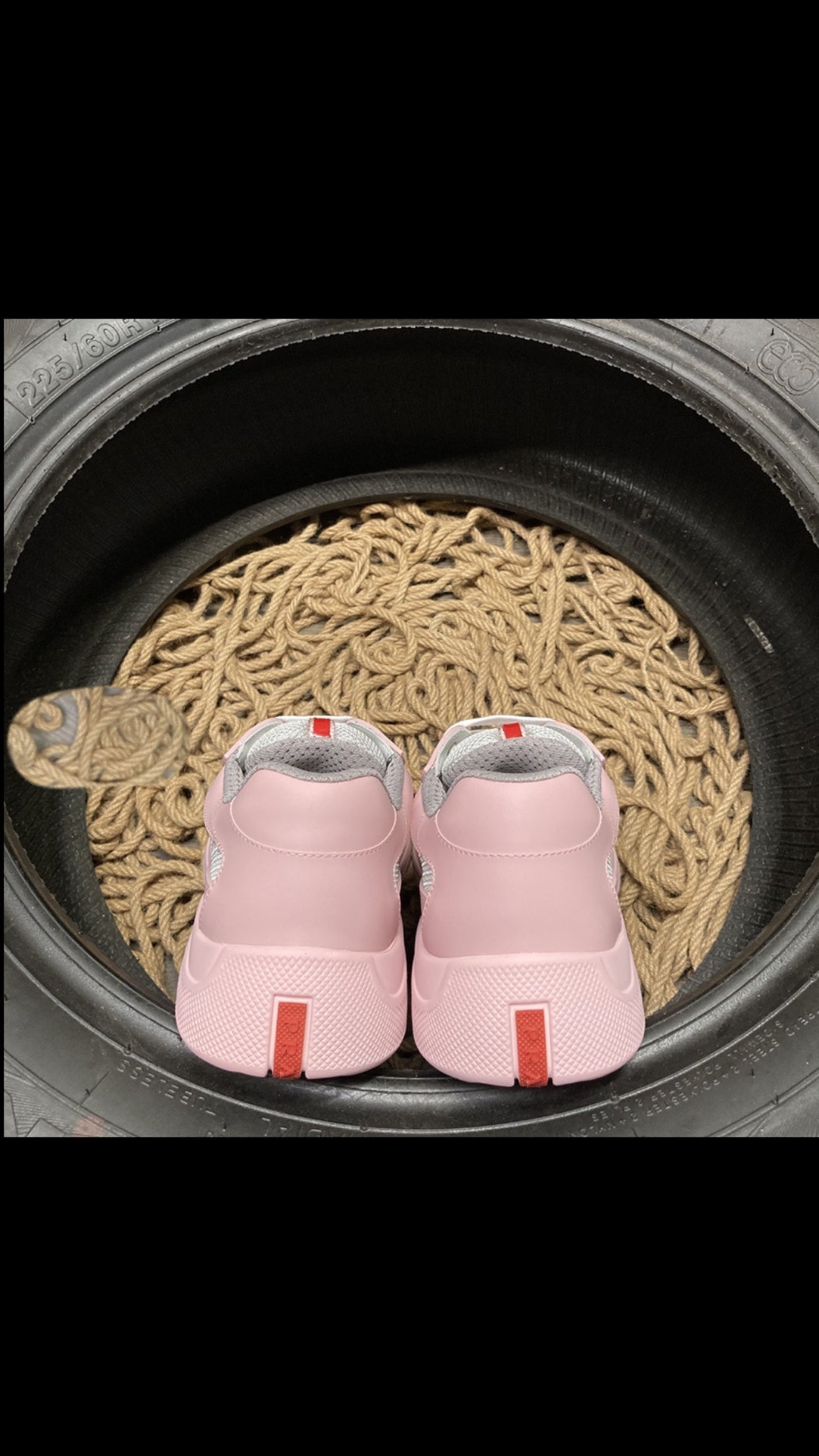 Sneakers Prd America ´ s Cup Gomme & tissu bike Pink 10/10