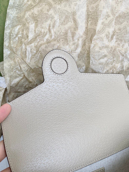 Gg Horsebit 1955 Jumbo-Tasche beige Rechnung