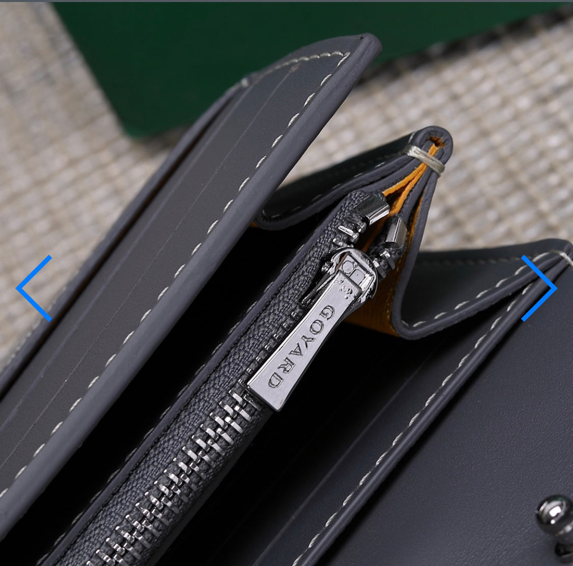Pochette wallet gray varenne invoice.