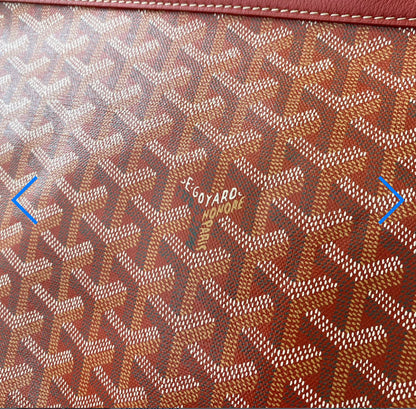 Conti red bill pouch