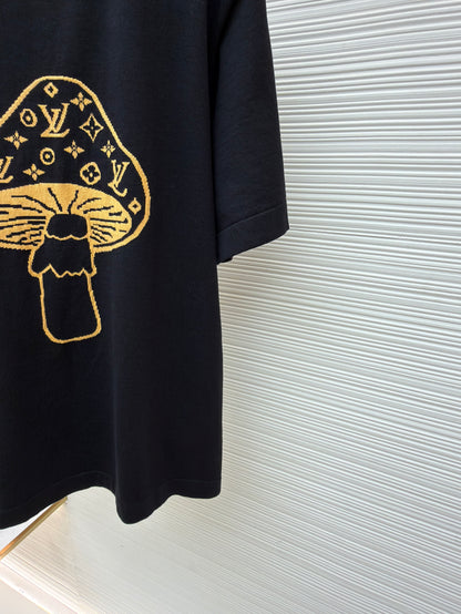 TEE shirt à col rond champi lv