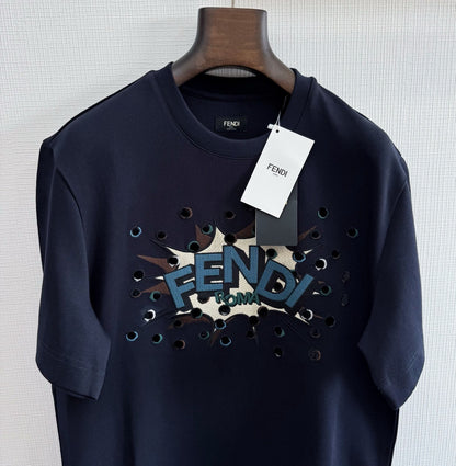 FF T SHIRT COTON BLEU 10/10