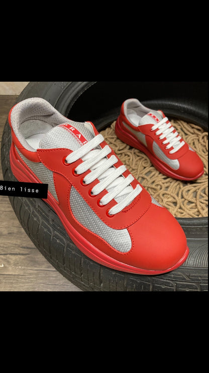 Sneakers Prd America ´ s Cup red Gomme & tissu bike