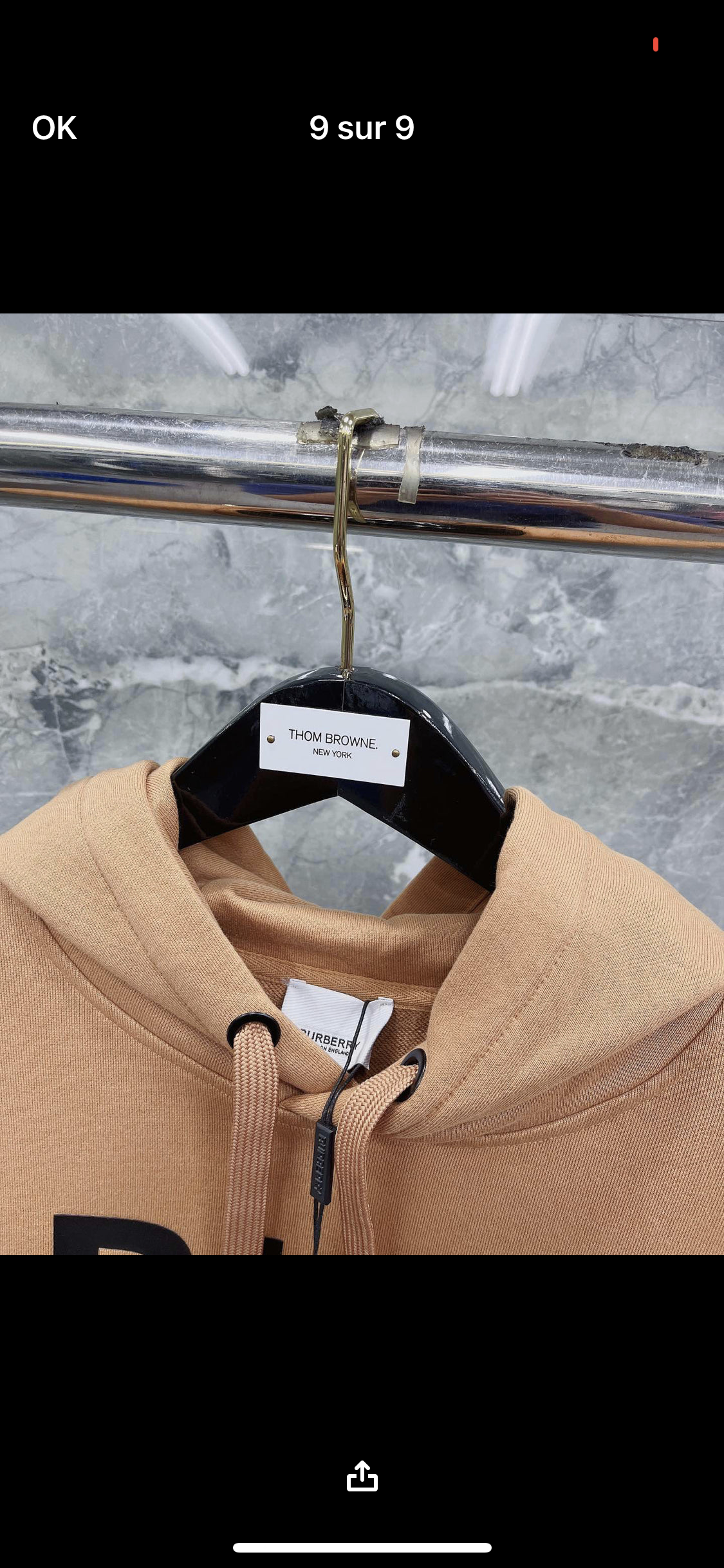 Sweat brb marron facture