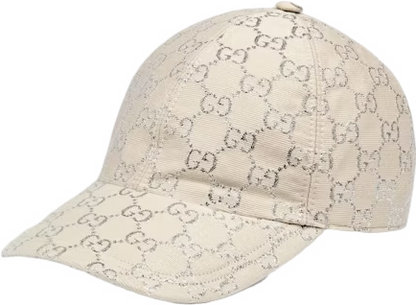 Casquette Gg brillante intérieur bleu