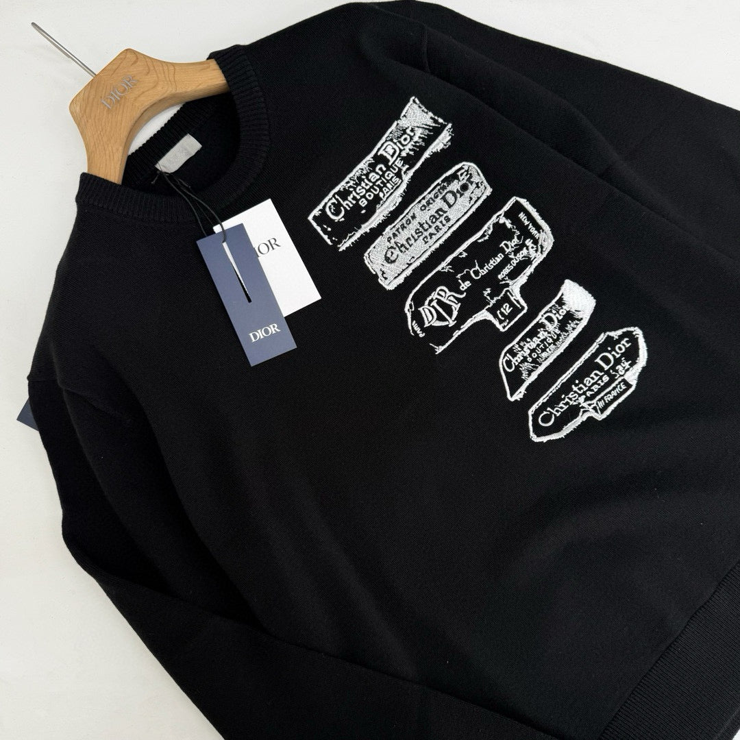 Pull Cd Archives Labels Jersey de laine noire
