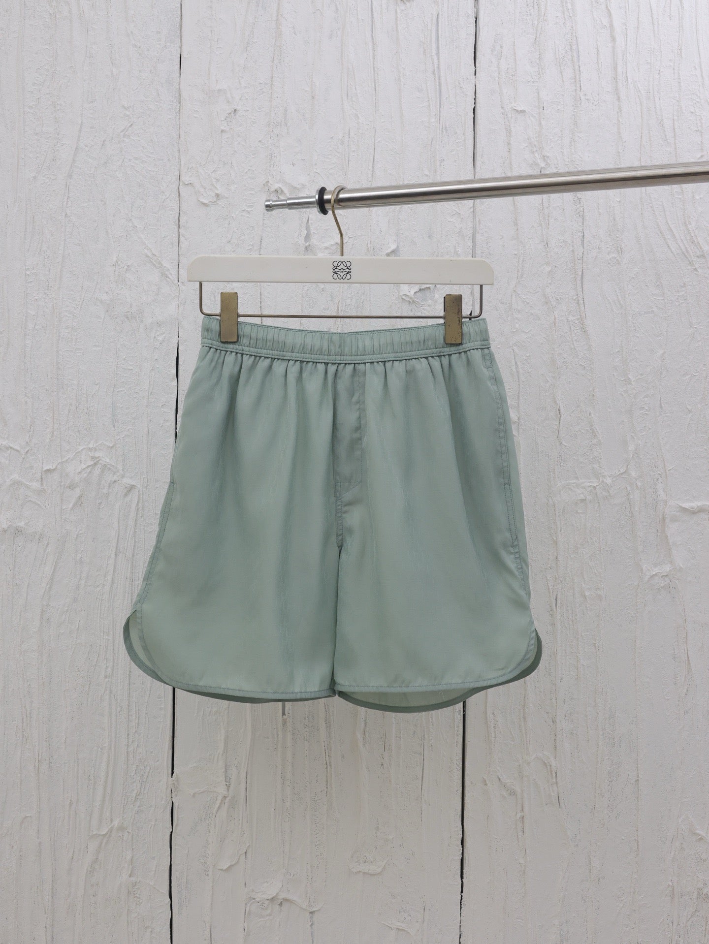 Ensemble Chemise à manches courtes CD Oblique Jacquard de soie et coton vert