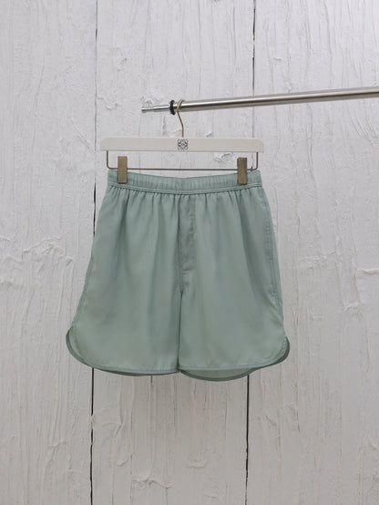 Ensemble Chemise à manches courtes CD Oblique Jacquard de soie et coton vert
