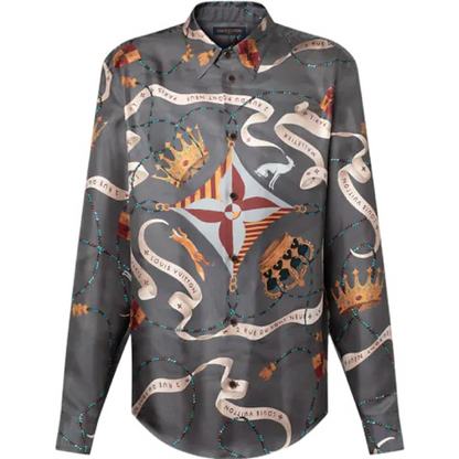 Chemise lv en soie