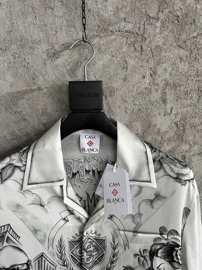 Chemise Casa manches longues tattoo