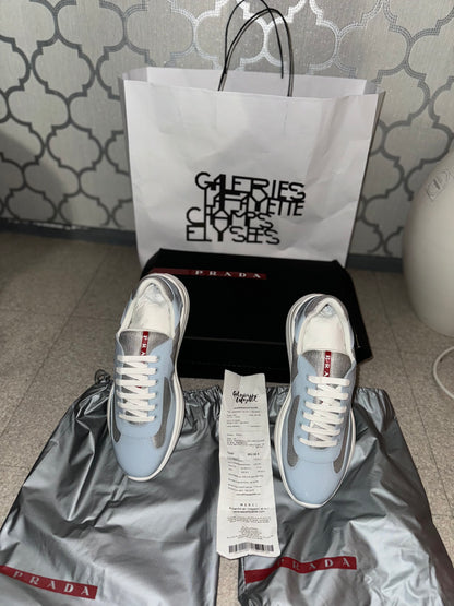 Sneakers Prd America ´ s Cup smooth bike fabric Sky blue