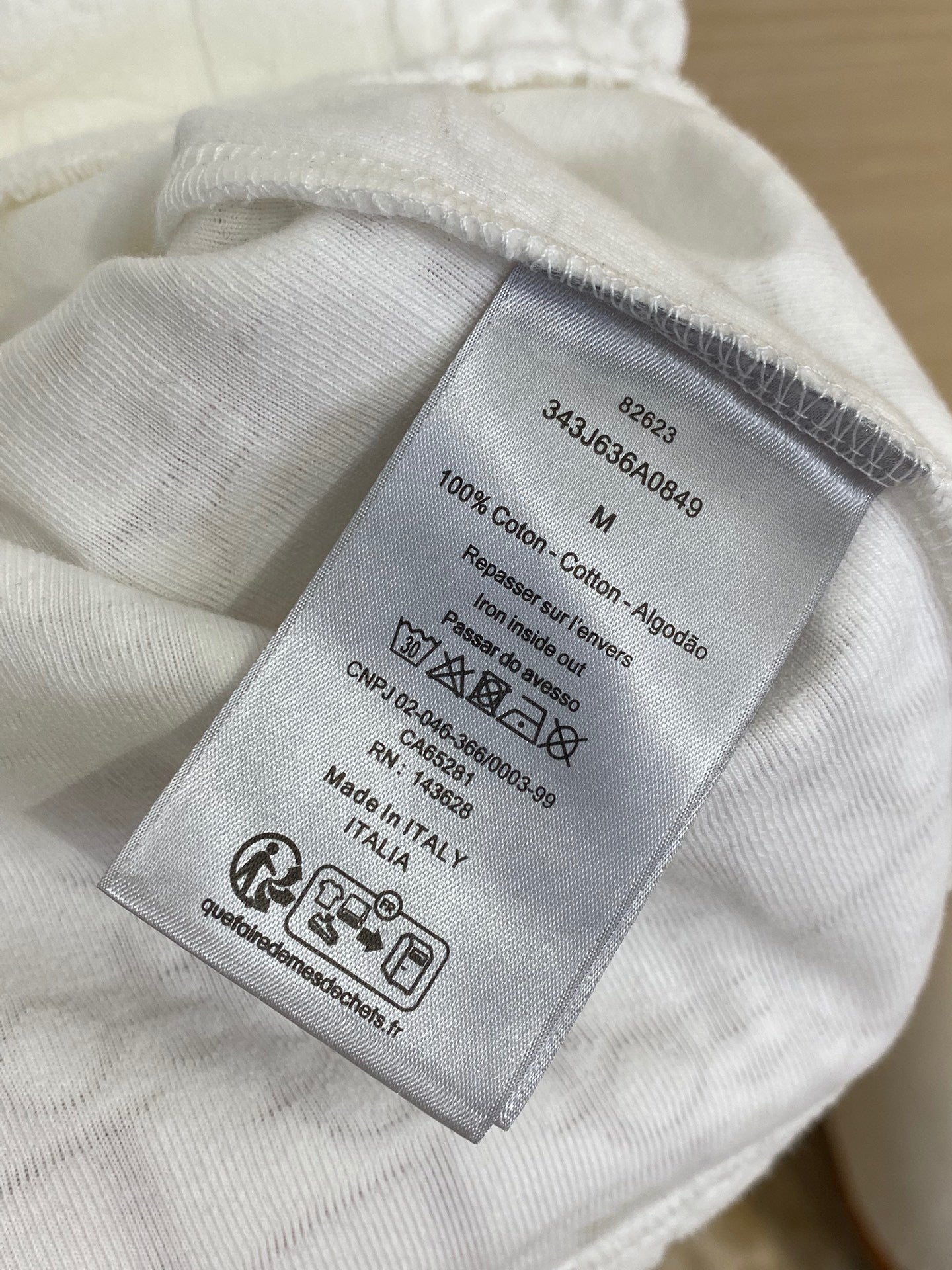 Relaxed fit oblique CD t-shirt