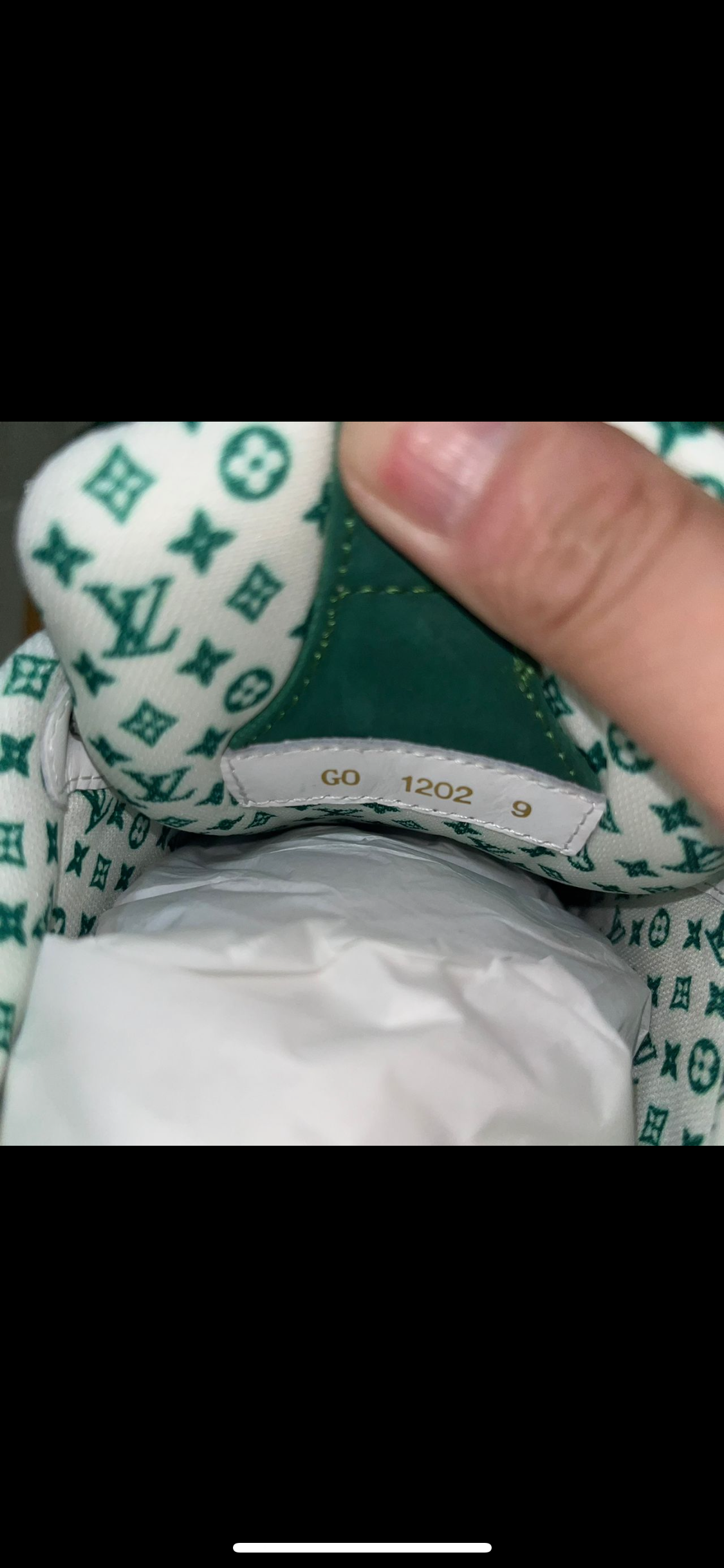 Lv Skate grüne Turnschuhe 10/10 Rechnung