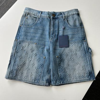 LV CARPENTIER DENIM KURZ BLAU