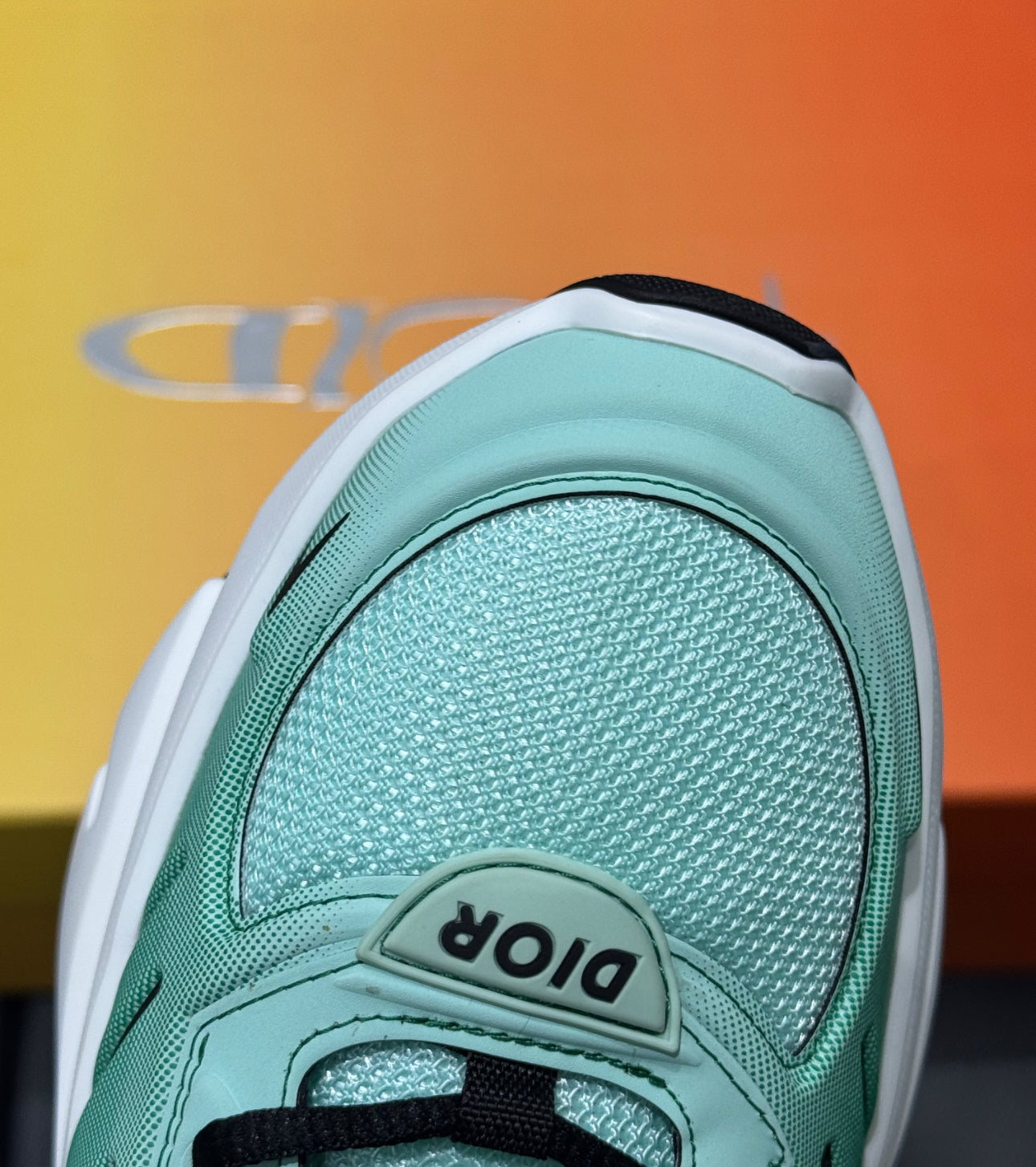 Sneaker B44 Blade CD AND LEWIS HAMILTON – ÉDITION LIMITÉE ET NUMÉROTÉE Maille technique vert gradient et tissu technique vert gradien
