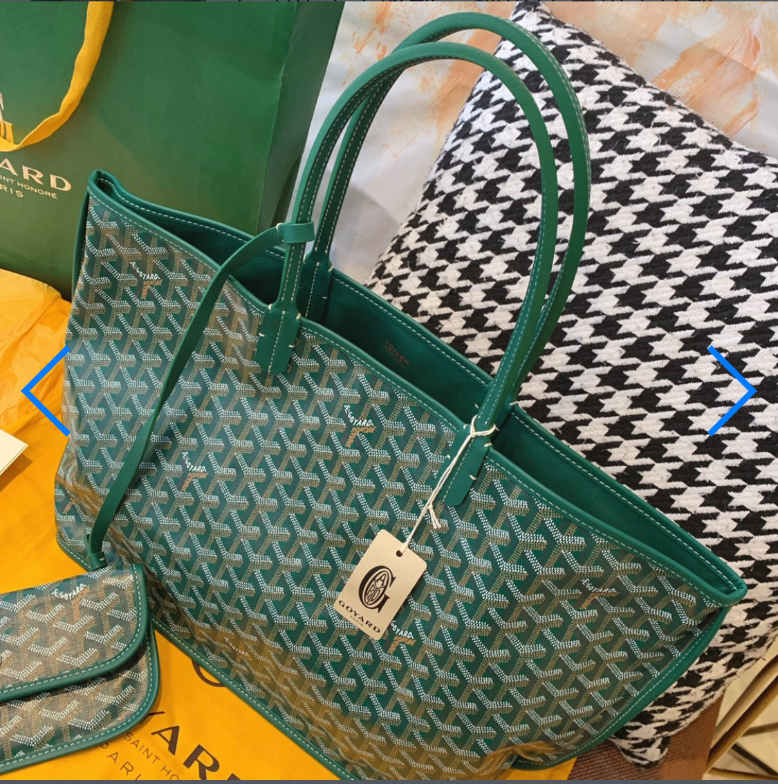 Sac Anjou GM  green facture