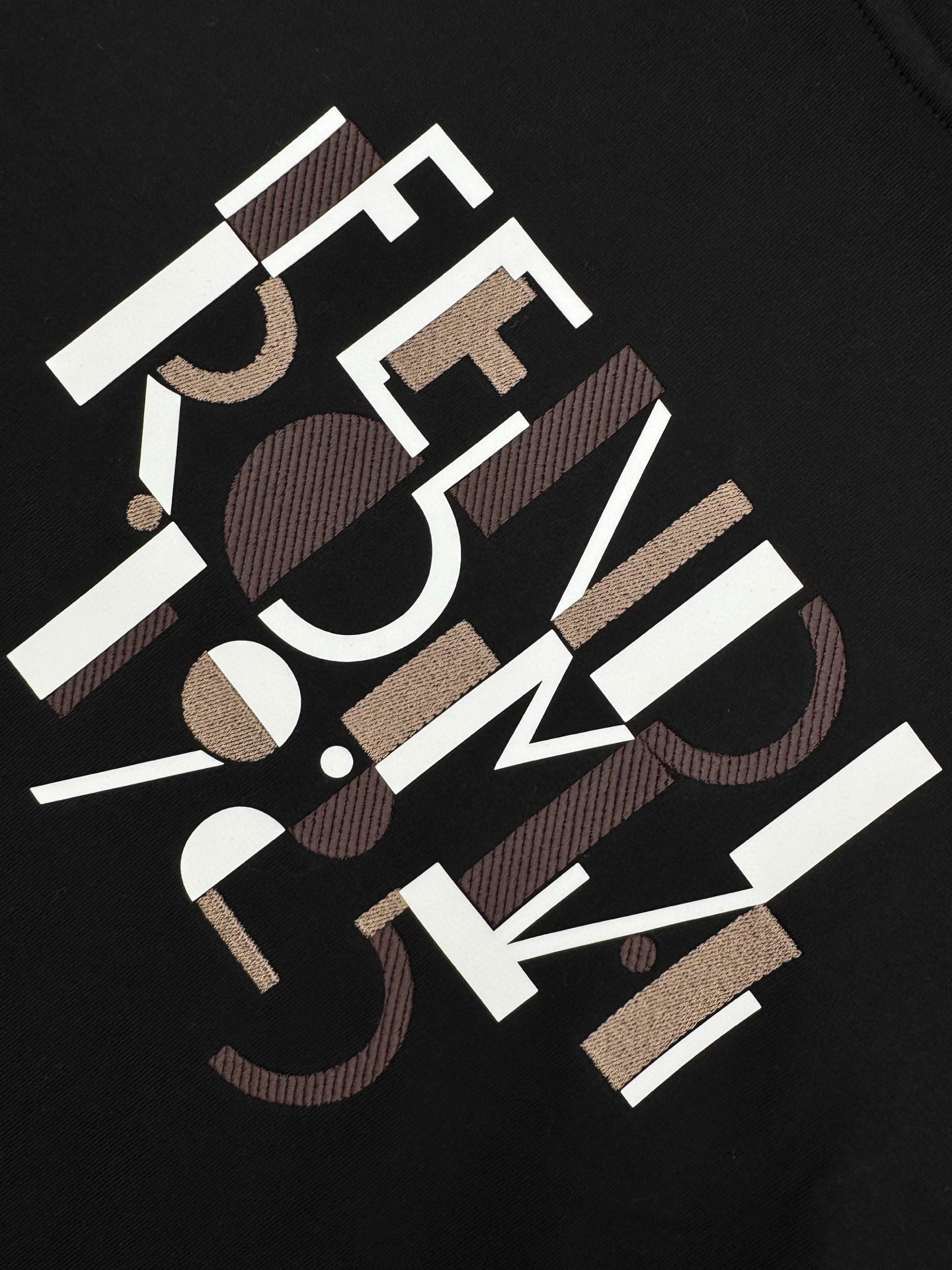 Pull FF logo imprimé