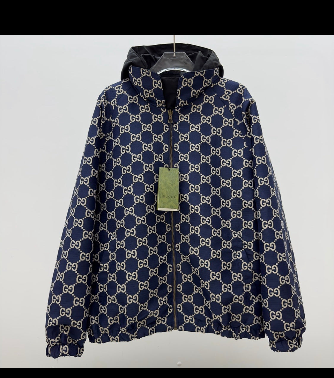 Veste gg blue night / black reversible facture
