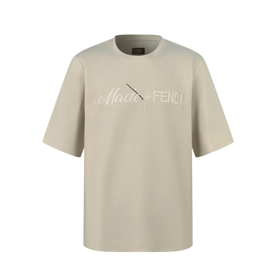 Beiges, übergroßes FF-T-Shirt