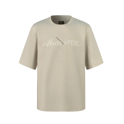 Beiges, übergroßes FF-T-Shirt