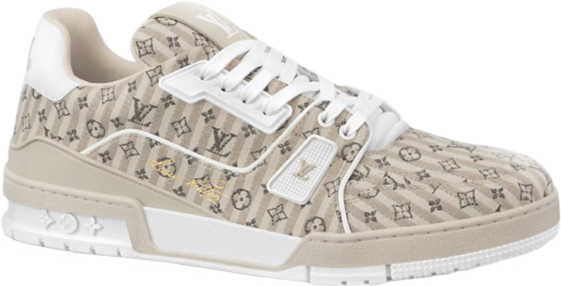 Sneakers Lv Trainers gris facture