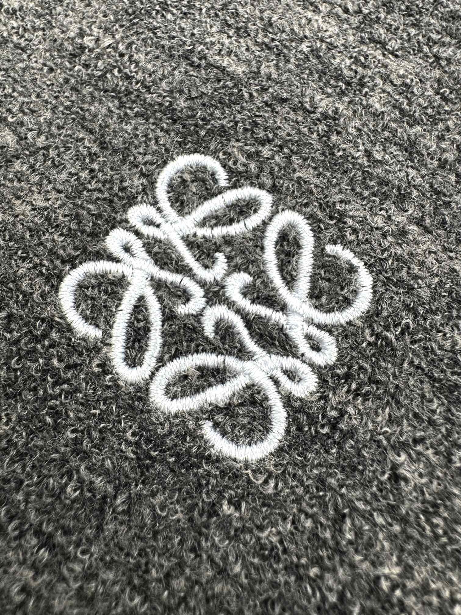 Sweat à capuche en laine Loew gris 10/10