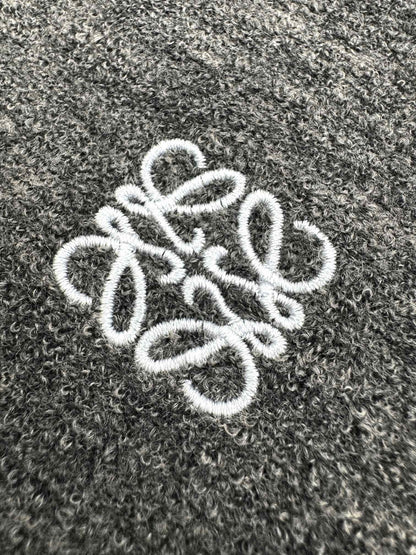 Sweat à capuche en laine Loew gris 10/10