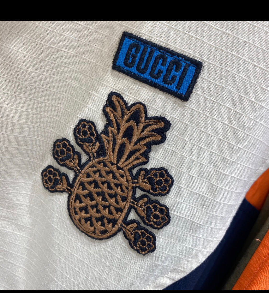 Veste gg orange kaki  facture