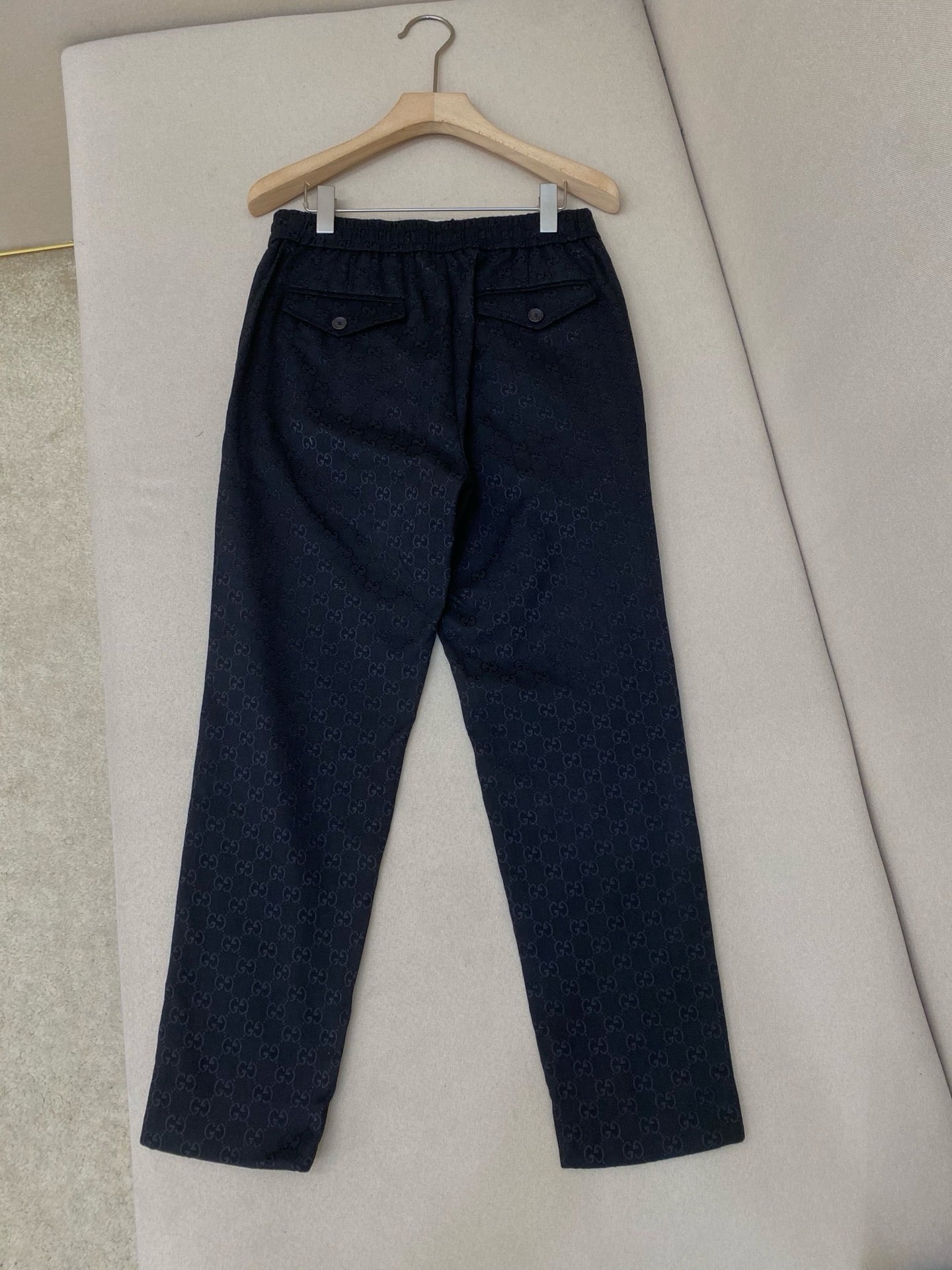 PANTALON EN TOILE DE COTON GG