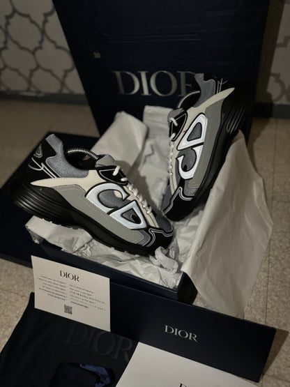 SNEAKERS B30 V3 VERSION BIEN LISSE GRIS BLANC RÉFLECTIVE RÉACTION CORRECTES   FACTURE PACKAGING COMPLET