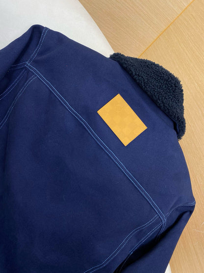 Wintery Workwear Denim Jacket
