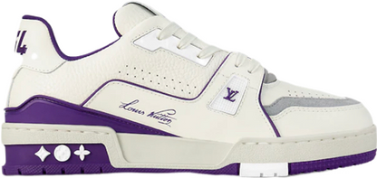 Lv trainers blanche/purple  facture