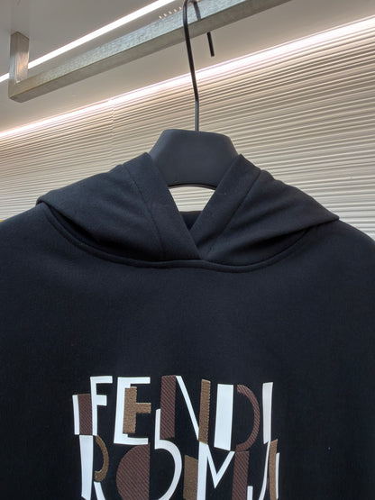 Pull FF logo imprimé