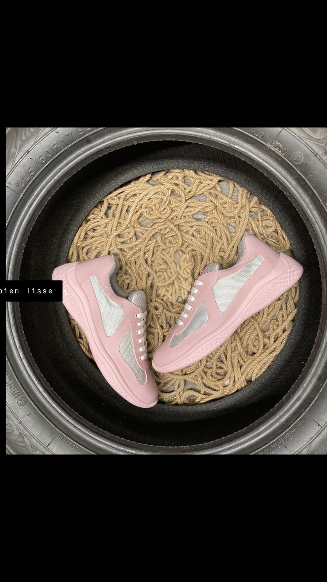 Sneakers Prd America ´ s Cup Gomme & tissu bike Pink 10/10