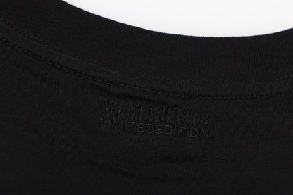 T-shirt noir Vetements
