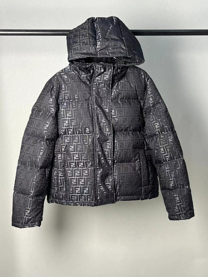 Doudoune en tissu technique black  FF