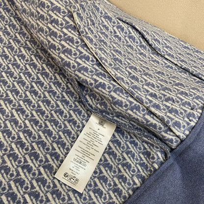 survêtement à capuche CDMaille de coton et cachemire bleu marine