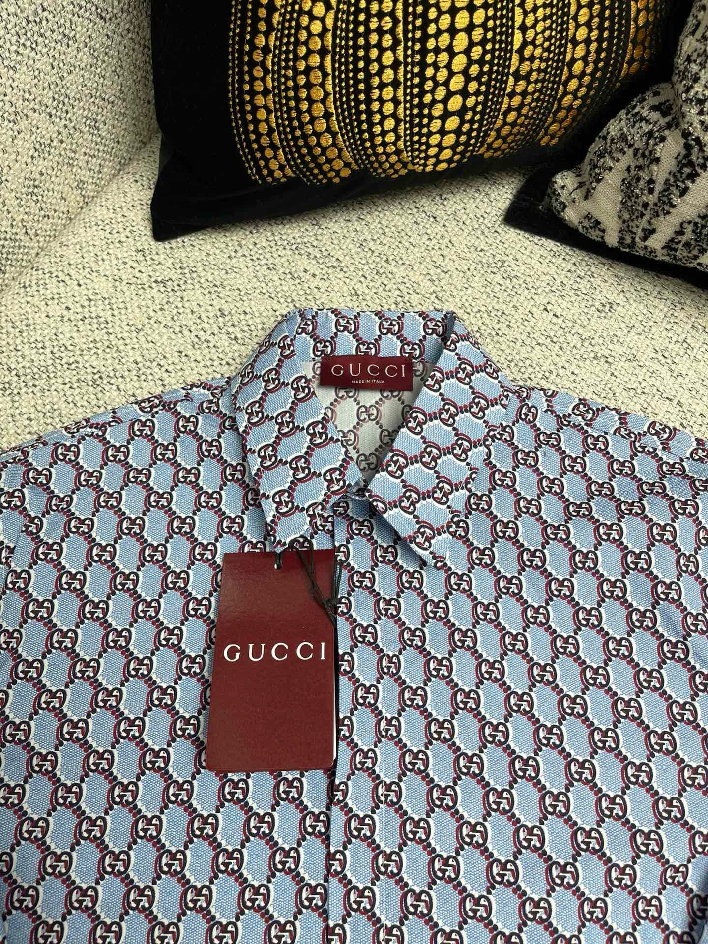 Chemise GG coton imprime