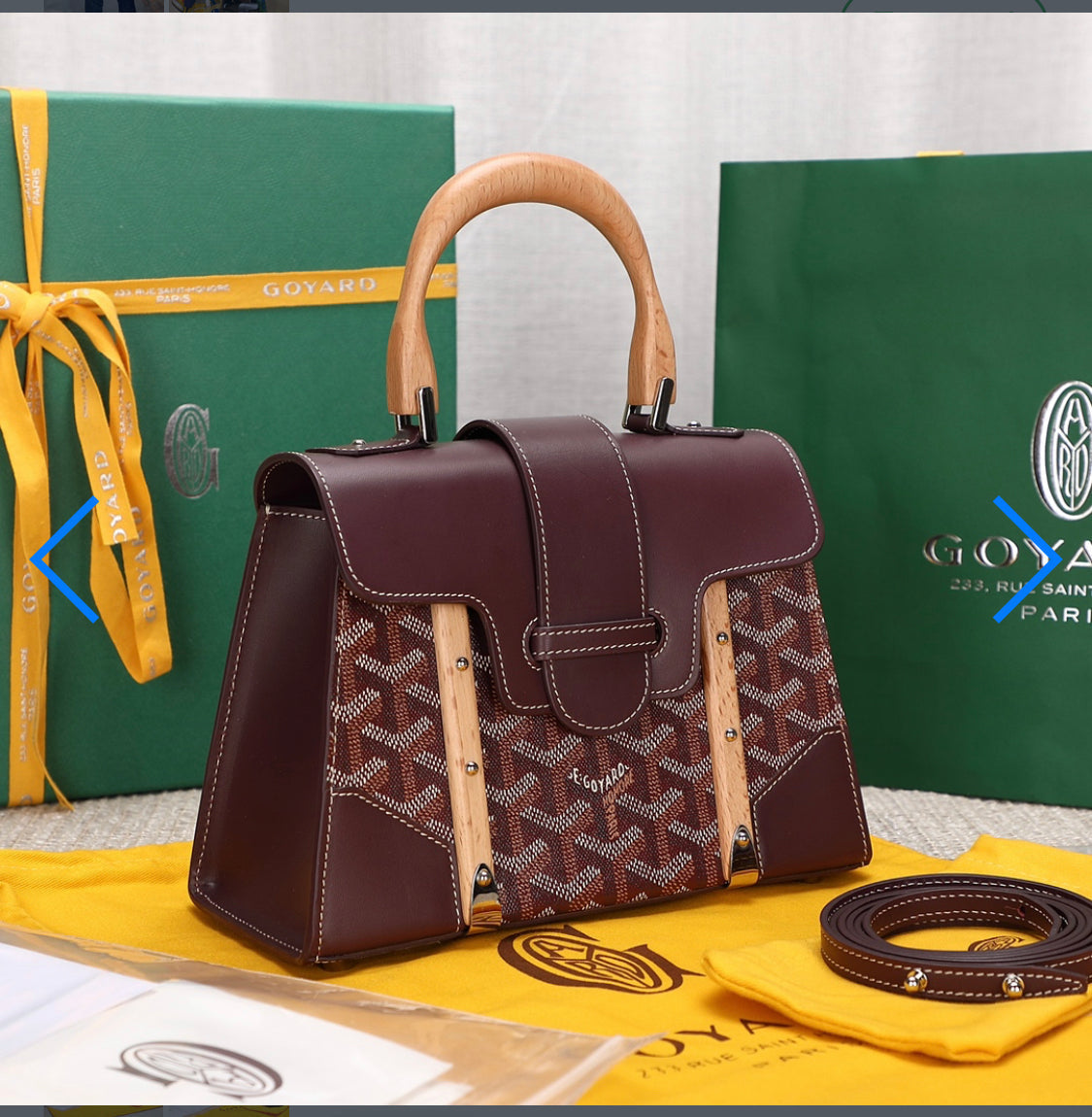 Sac Saigon mini bordeaux facture