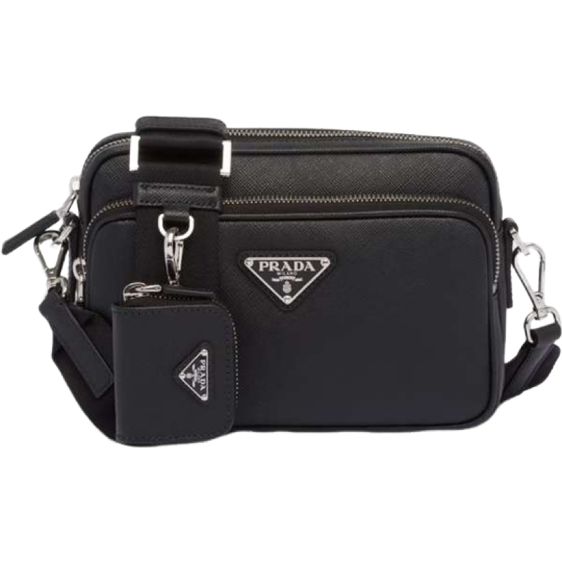 Prd sac porté épaule en cuir Saffiano 10/10