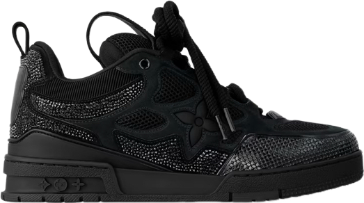 Lv skate strassé SWAROVSKI black 2k25 full set