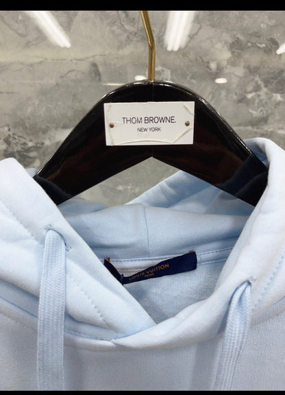 Sweat Lv facture blue sky /  white