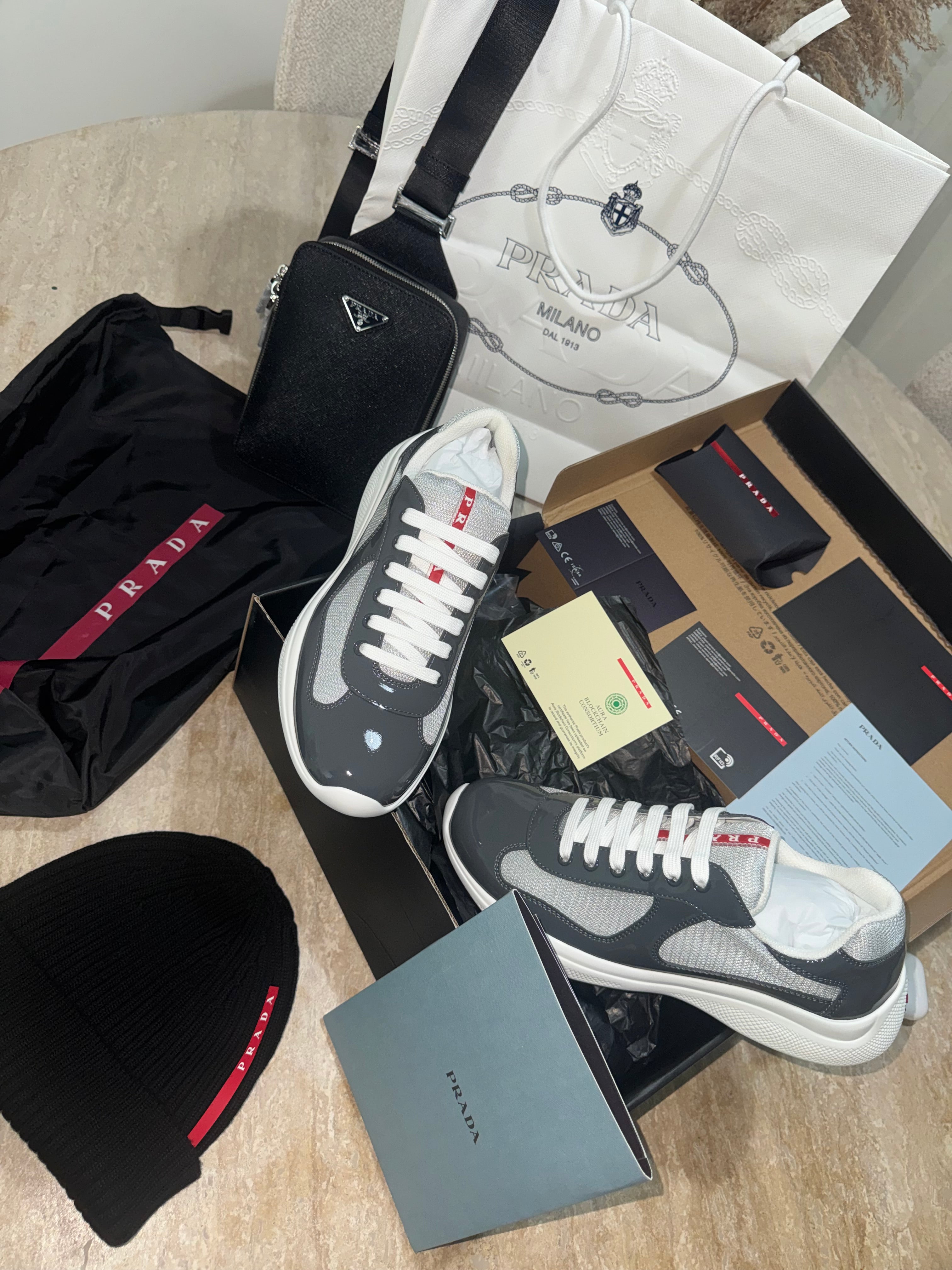 Sneakers Prd America ´ s Cup  Gris nardo 10/10 V3S 📦🚚⚡️
