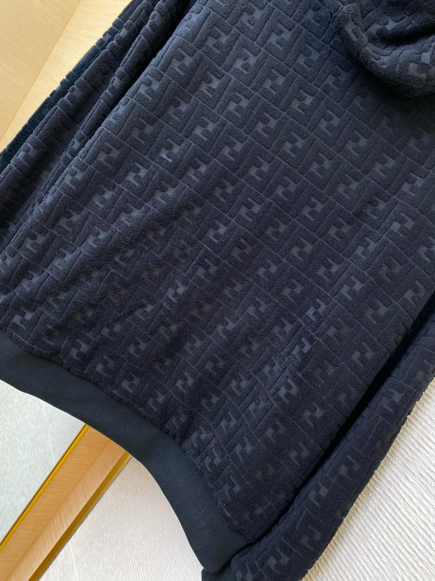 Blouson Sweat-shirt en jersey noir FF 10/10