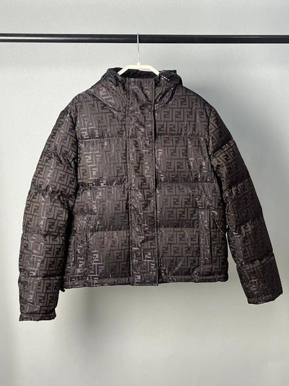 Doudoune en tissu technique black  FF