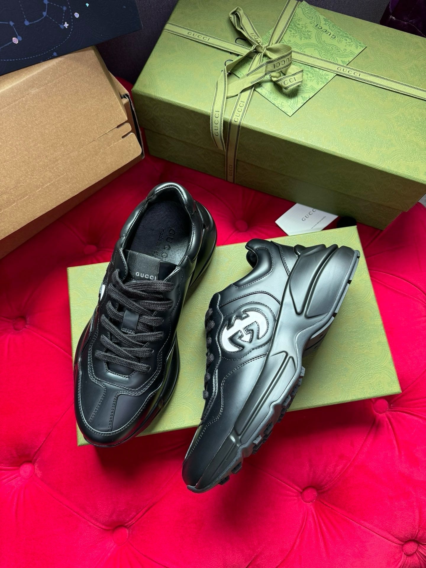 Gg Rython Sneakers, schwarze Rechnung