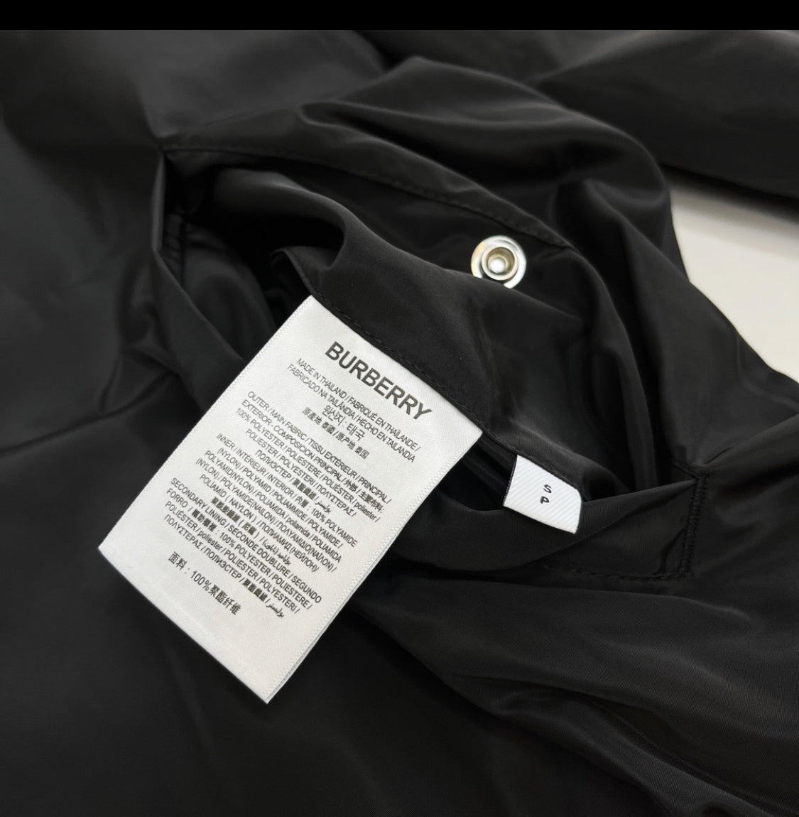 Reversible BRB jacket invoice